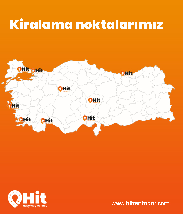 Hit arac kiralama noktalarımız